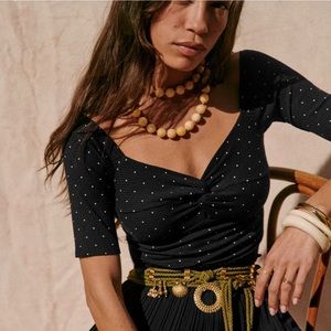 Sézane Caro Shirt Polka Dots